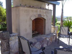 Firepits and Fireplaces #011 by Quality Custom Pools