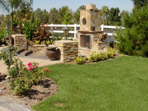 Firepits and Fireplaces #021 by Quality Custom Pools