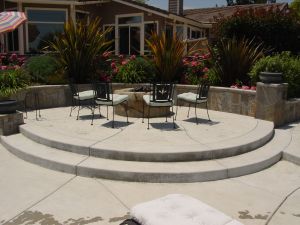 Firepits and Fireplaces #025 by Quality Custom Pools