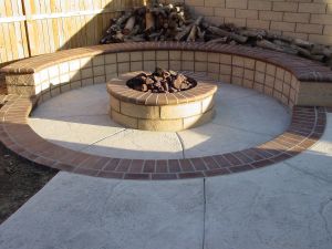 Firepits and Fireplaces #041 by Quality Custom Pools