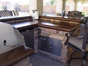 Outdoor Kitchens and BBQ #009 by Quality Custom Pools