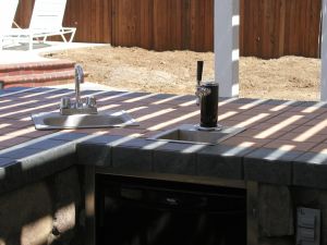Outdoor Kitchens and BBQ #060 by Quality Custom Pools