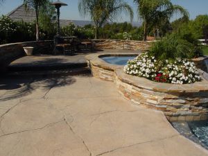 Paver and Concrete Decks #017 by Quality Custom Pools